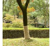 Ziaphsol Rouleau de jute 1 x 5 m 100 % jute 200 g/m² Chemin de table pour mariage, fête, décoration de la maison, pour bricoler des couronnes et du papier cadeau