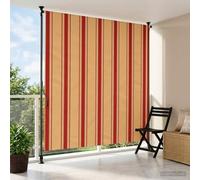 Ziaphsol Store banne extérieur Multicolore, auvent Toile pergola 120 x 270 cm, Store Enrouleur occultant, Protection Solaire pour terrasse Balcon Jardin Patio et véranda, ombrage Manuel