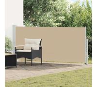 Ziaphsol Store latéral rétractable Beige 300 x 140 cm en Polyester et Acier, Protection UV et Pluie pour Jardin terrasse Balcon Patio, Fixation Murale Facile, Usage extérieur Discret