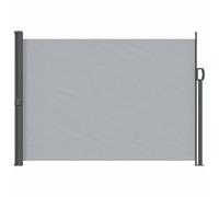 Ziaphsol Store latéral rétractable Gris 300 x 120 cm, 100% Polyester avec revêtement PU, Armature en Acier, Protection Soleil et UV, Fixation au Sol pour Jardin terrasse Balcon Patio extérieur