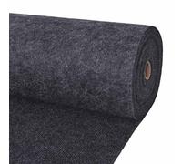 Ziaphsol Tapis anthracite 1,2 x 20 m en polyester antidérapant pour couloir, entrée, balcon, jardin, intérieur et extérieur, durable