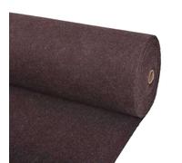 Ziaphsol Tapis marron 1,2 x 20 m en polyester antidérapant, durable, pour intérieur et extérieur, convient pour couloir, entrée, balcon, terrasse, jardin, facile d'entretien, design robuste