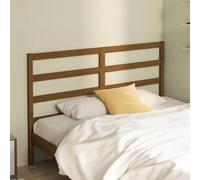 Ziaphsol Tête de lit Marron Miel en Bois Massif de pin 166x4x100 cm pour Chambre à Coucher Design élégant et Robuste, Compatible avec Lits sans tête de lit, idéal pour décoration et Confort