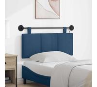 Ziaphsol Tête de lit Suspendue avec lumière LED Bleu Tissu rembourré pour Chambre Moderne, Design Mural, Support réglable, idéal pour décoration intérieure, Confort et Style