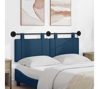 Ziaphsol Tête de lit Suspendue avec lumière LED Bleue en Tissu Doux, Design Mural Moderne pour Chambre, Support rembourré, Adaptable à Divers Cadres, idéal pour décoration et Confort