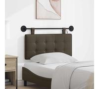Ziaphsol Tête de lit Suspendue avec lumière LED Gris en Simili Cuir, Design Moderne, Support Mural Ajustable pour Chambre, Salon ou hôtel, apportant Confort et Style élégant