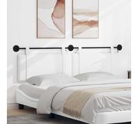 Ziaphsol Tête de lit Suspendue avec lumière LED intégrée en Tissu Blanc pour Chambre Moderne, Design Mural, Support rembourré, Adaptable à Divers Cadres, idéal pour décoration intérieure