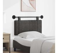Ziaphsol Tête de lit Suspendue Noire en PU Antique, Panneau rectangulaire pour Chambre, Design Mural, Support rembourré, Facile à Fixer, idéal pour décoration intérieure, Confort et Style Moderne