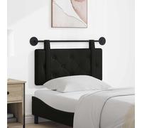 Ziaphsol Tête de lit Suspendue Noire en Simili Cuir pour Chambre Moderne, Panneau rembourré avec Boutons, Fixation Murale Facile, Design élégant, Support Robuste pour décoration intérieure