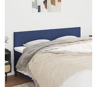 Ziaphsol Têtes de lit Bleu 160x5x78/88 cm Tissu résistant, Support réglable, Design élégant pour Chambre, Confort et décoration, Facile à Monter, idéal pour Adulte et Enfant
