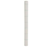 Ziaphsol Toile anti-mauvaises herbes de jardin - Blanc - 1,5 x 10 m - En polypropylène - 60 g/m² - Stabilisé aux UV - Respirant et perméable à l'eau - Pour chemin de parterre, jardins rocailloux