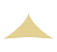 Ziaphsol Voile d'ombre Triangulaire HDPE 4 x 4 x 5,8 m, Protection UV 90%, Respirante, Fixations Acier Inoxydable, pour Jardin terrasse Balcon Patio extérieur