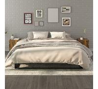 Ziaphsol Wood d'ingénierie Finition chêne fumé, Dimensions 40 x 40 x 50 cm, Set of 2, Ideal for Bedroom Or Living Room, Provides Functional Storage and Elegant Style