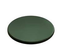 ZIBENE Galette Chaise Bistrot, Coussins De Chaises Dehoussables, Galette de Chaise Scandinave Ronde Interieures Exterieures 40cm, Anti-DéFormation Mousse à MéMoire De Forme Lignees Vert Foncé