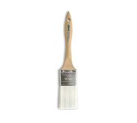 Zibra Pinceau Plat pour Top Coat, Surfaces Planes, Murs et Portes, 5,1 cm, Manche Confortable, pour Toutes Les peintures et Taches