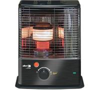 Zibro RC4027 Poêle à pétrole à mèche 2,7 kW Noir, Chauffage d'appoint mobile 18-38 m2