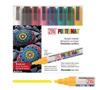 Zig Posterman étanche marqueurs à craie Définit - Large 8 couleurs