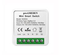 ZigBee 3.0 Smart Switch 16A Mini Smart Switch Wifi Module Switch Compatible with Alexa and Google Home Assistant (ZigBee,1/One)
