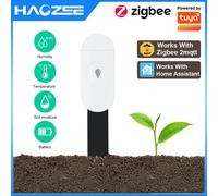 Zigbee - détecteur intelligent de température et d'humidité, testeur de sol, capteur d'humidité, application téléphonique, moniteur en temps réel pour maison et jardin Tuya Zigbee