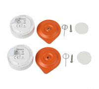 Zigbee Lot de 2 capteurs de température et d'humidité pour Alexa pour smartthings - Hygromètre d'intérieur sans fil avec alarme et contrôle par application - Moniteur de haute précision pour la maison