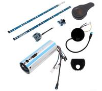 ZIGHOME Kit de tableau de bord et de protection pour contrôleur | Pour Segway pour Ninebot pour Es1 ES2 pour Es3 ES4, trottinette électrique, assemblage en ABS et métal, noir