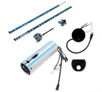 ZIGHOME Kit de tableau de bord et de protection pour contrôleur | Pour Segway pour Ninebot pour Es1 ES2 pour Es3 ES4, trottinette électrique, assemblage en ABS et métal, noir