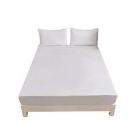 ZIHDKE Drap-Housse de Matelas Simple, Double, King, Queen Size, avec Bande élastique, 1 pièce pour Futon(Gray,100x200x30cm)