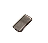 ZIHDKE Lot de 5 plateaux carrés vintage en acier inoxydable à bords arrondis, assiettes dîner et dessert pour Cuisine(20cmx8.5cm)