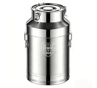 Zihpil Pichet À Lait en Acier Inoxydable 304, Seau Scellé Robuste(15L)