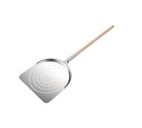 ZiiPa • Pelle À Pizza Perforée Aquila • Acier Inox Alimentaire • Manche Bois Ergonomique • Longue 91 cm • Anti-Résidus Farine • Ustensile Pizza Maison • Four À Pizza Bois et Gaz Piana
