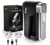 Ziitty Rasoir Anti-Bouloche Électrique, 8 Lames, Lumière LED, 3 Vitesses | TYPE-C, Vidage des Peluches en Une Touche, Anti Peluche Rechargeable pour Vêtements et Maison