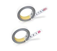 ZIJANG 2 Pièces Règle Métrique Auto Adhésive, Ruban à Mesurer Gradué 3M, Ruban de Mesure Auto Adhésif, pour Métal, Banc de Scie, Bois et Autres Comptoirs