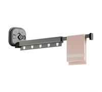 Zilimontt 1 cintre à linge pliable pour intérieur rétractable - Séchoir à linge mural pliable pour la maison, le balcon (A)