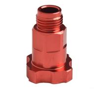 Zilimontt Coupleur rapide adaptateur de pulvérisation pour connecteur M14 x 1 avec construction en aluminium et finition rouge, compatible avec la plupart des pulvérisateurs de peinture et tasses à