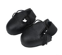 Zilimontt Couvre-chaussures de sécurité à bout en acier, anti-écrasement et résistant aux chocs, avec semelle antidérapante et sangles élastiques réglables pour lieux de travail, construction, usine