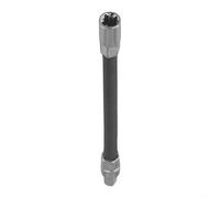 Zilimontt Ensemble de barres d'extension à douille flexible avec entraînement 1/4 3/8 1/2", adaptateur à joint long pour liquet ou perceuse électrique, 150 mm, 200 mm, 250 mm, plaqué chrome