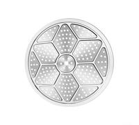 Zilimontt Grille de cuisson à la vapeur en acier inoxydable, support rond multifonction, pour marmite, plateau à vapeur, autocuiseur, cuisine (29 cm)