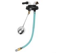Zilimontt IBC Entrée d'eau de pluie avec protection anti-trop-plein, couvercle de réservoir IBC DN 150, couvercle de conteneur, couvercle d'aspiration IBC compatible avec raccord de pompe