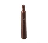 Zilimontt Jeu d'embouts de tournevis Torx Star 30 mm 75 mm en alliage d'acier magnétique avec tige hexagonale de 10 mm pour tournevis T20 T25 T30 T40 T45 T50 T55 Tournevis outils manuels pour atelier