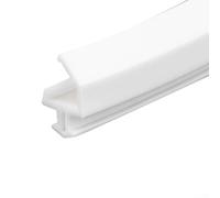 Zilimontt Joint d'étanchéité personnalisable pour fenêtre et isolation phonique - Coupe-vent - Étanche - En silicone - Longueur : 10 m - Convient pour la résidence (blanc)