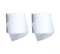 Zilimontt Lot de 2 bandages respirants pour arbres - Protection contre le gel, le soleil et les animaux - Rouleau de 10 cm x 35 m - Blanc/vert - Idéal pour les jeunes arbres, troncs (blanc)