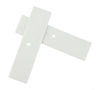 Zilimontt Lot de 2 joints de couvercle de nettoyage en fibre de céramique, 185 x 48 x 5 mm, pièces de rechange pour poêles à granulés Rika Premio, Rio, Visio, Leda, Umbra, joint d'échappement