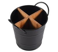 Zillesase Support Multifonction Organisation | et bambou, 8,5 x 11 x 11,5 cm; comprend 1 boîte à ; couleur peut différer selon l’écran; tolérance ±1-3 cm.