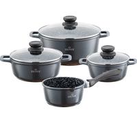 Zilner modern 7-piece non-stick induction cookware set, induction-safe pots and pans