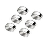Zilverstad - Rond de Serviette Ovale 5,5 cm - Set de 6 pièces