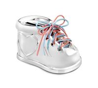 Zilverstad - Tirelire Chaussure 2 Lacets Couleur Argent