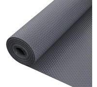 Zindoo Tapis Antidérapant Gris Oscure EVA - Protection Antibactérienne Étanche Cuisine, Frigo, Placard, Étagère, Évier - Découpe Personnalisable 30x150CM
