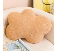 Zinsale Coussin Nuage en Peluche, Oreiller Doux en Forme de Nuage, Oreiller décoratif en Peluche pour la décoration de la Maison (Kaki)