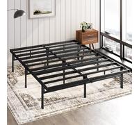 Zinus Justin Base de matelas facile à monter, hauteur 36 cm, support en acier, grand espace libre sous le lit