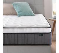 ZINUS Matelas Hybride, Mousse, Blanc, Simple
